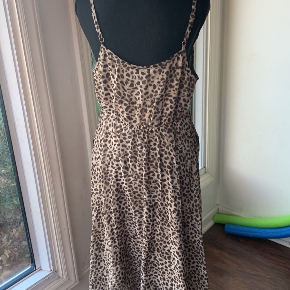 torrid Leopard Print Maxi Dress in Tan and Black - Picture 4 of 5